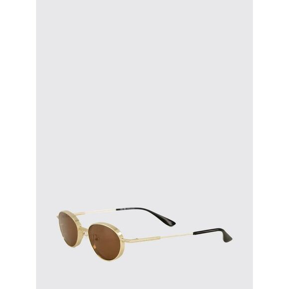 Mcqueen Sunglasses Woman Gold